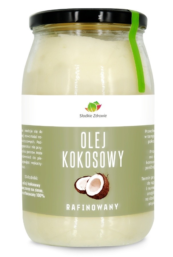 Olej kokosowy - bezzapachowy do smażenia - 900 ml